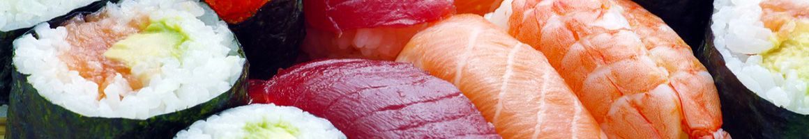 Eating Chinese Japanese at Manor Sushi restaurant in Staten Island, NY.